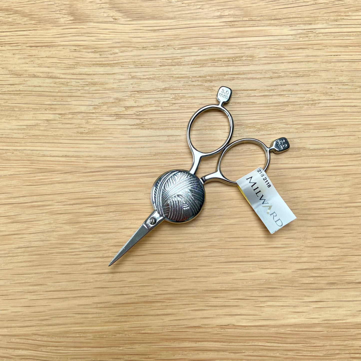 Milward Silver Yarn Ball Embroidery Scissors