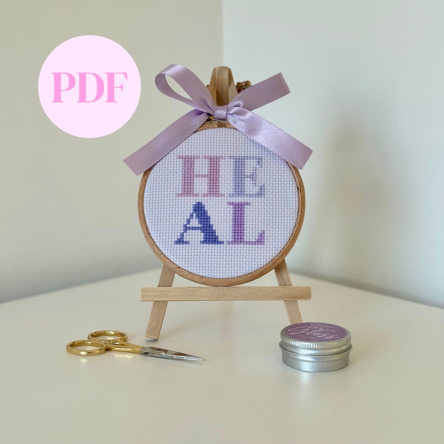 Heal Cross Stitch Pattern – PDF Download