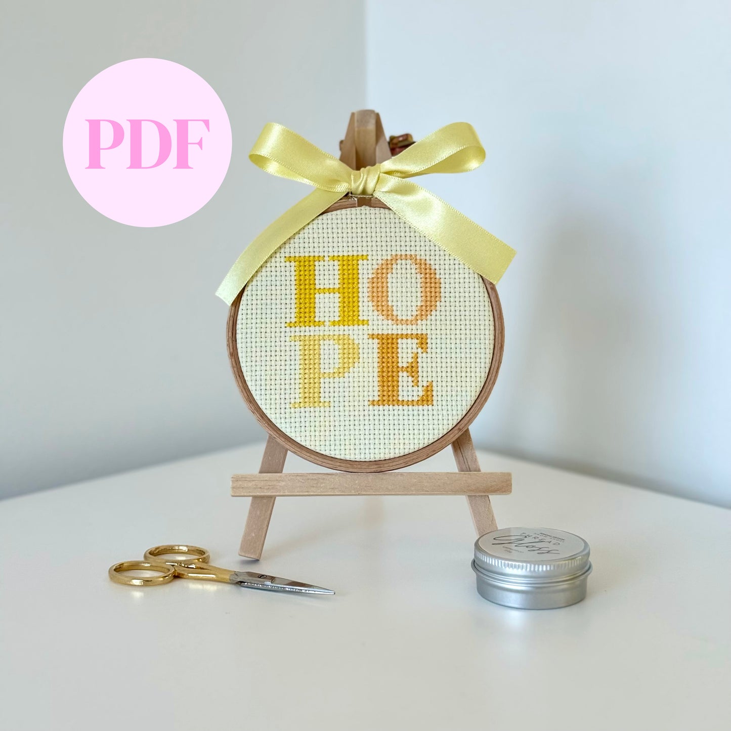 Hope Cross Stitch Pattern - PDF Download