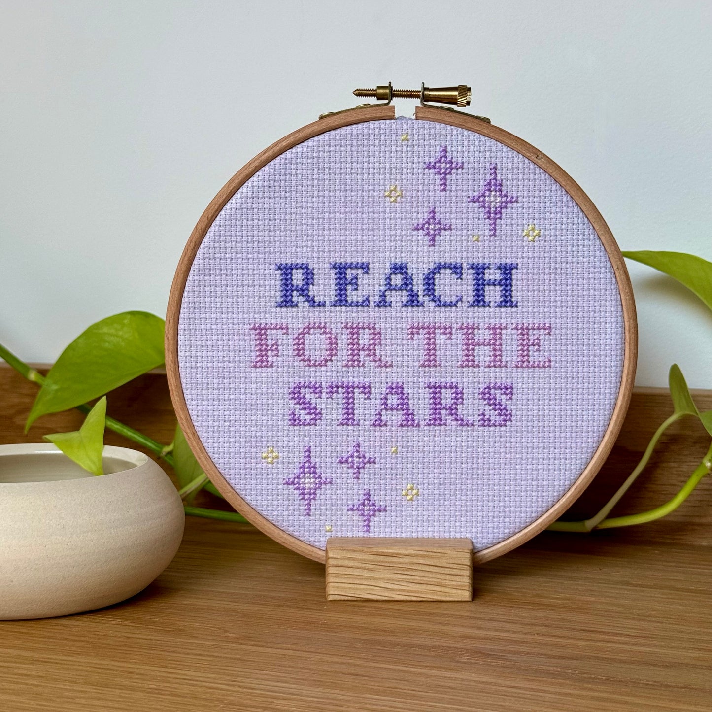 Reach for the Stars Cross Stitch Pattern – PDF Download