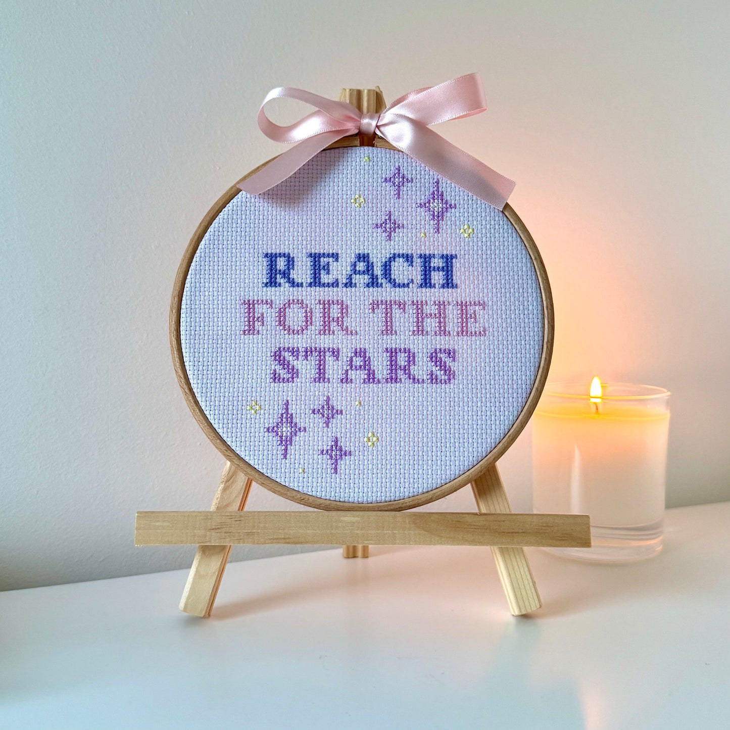 Reach for the Stars Cross Stitch Pattern – PDF Download