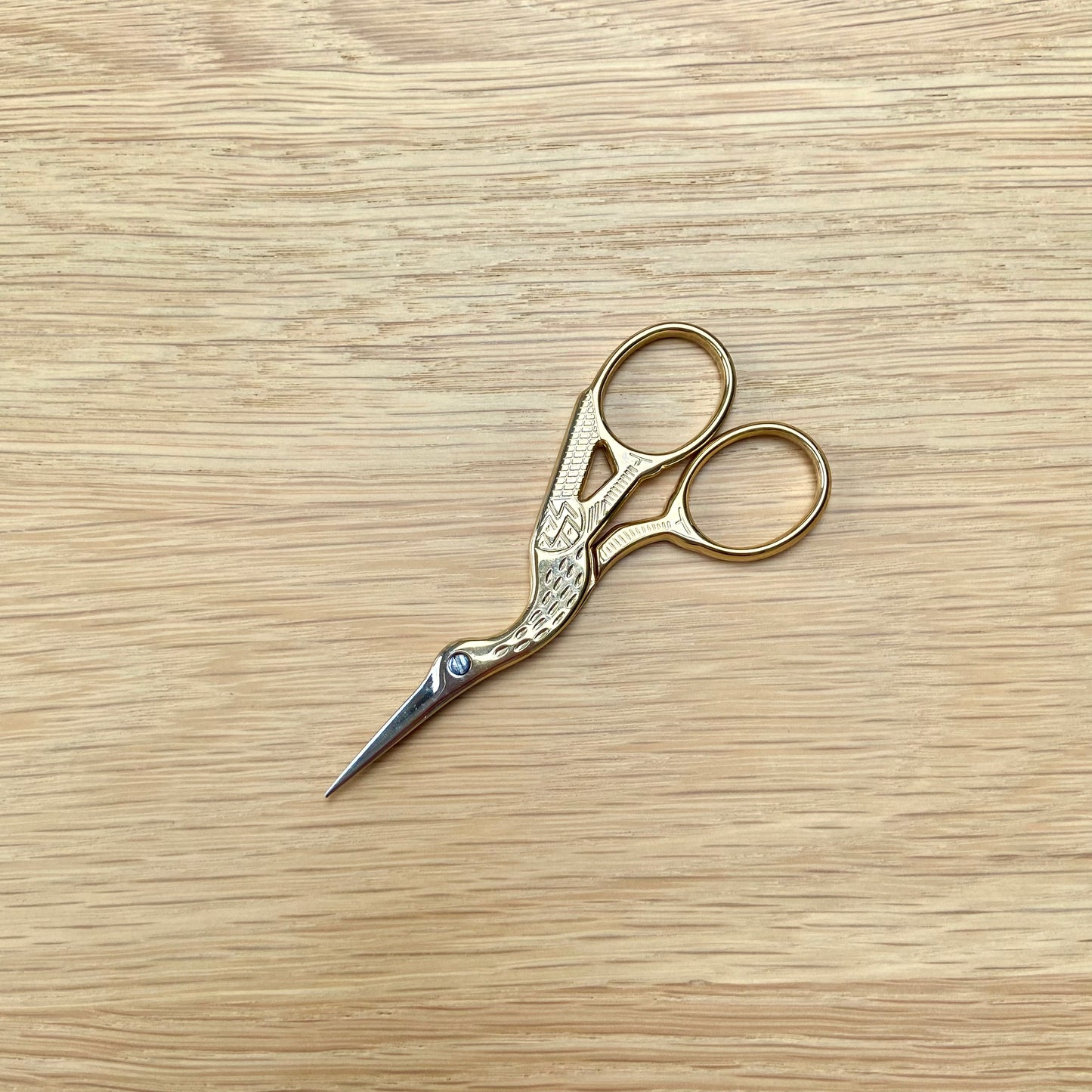 Milward Gold Stork Embroidery Scissors