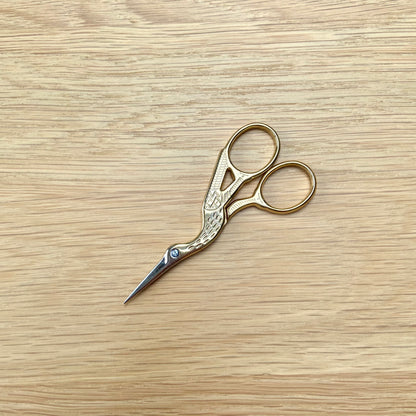 Milward Gold Stork Embroidery Scissors