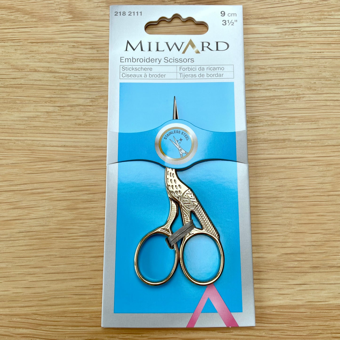 Milward Gold Stork Embroidery Scissors