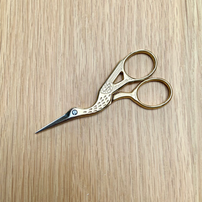 Milward Gold Stork Embroidery Scissors