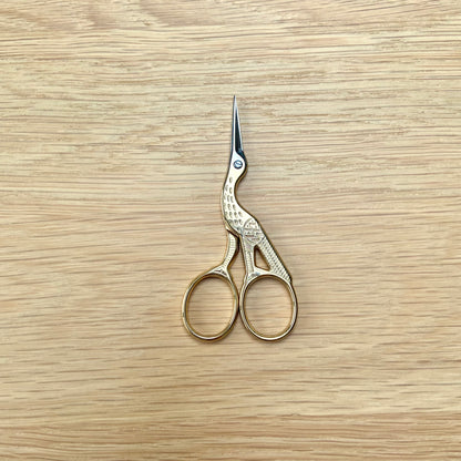Milward Gold Stork Embroidery Scissors