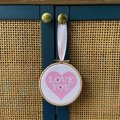 Love You Cross Stitch Kit