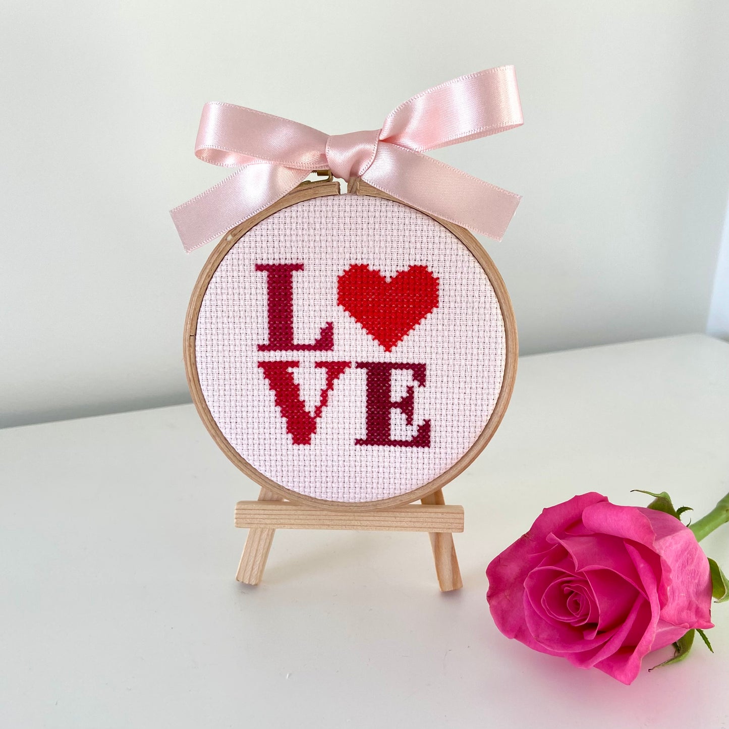 Love Cross Stitch Pattern – PDF Download