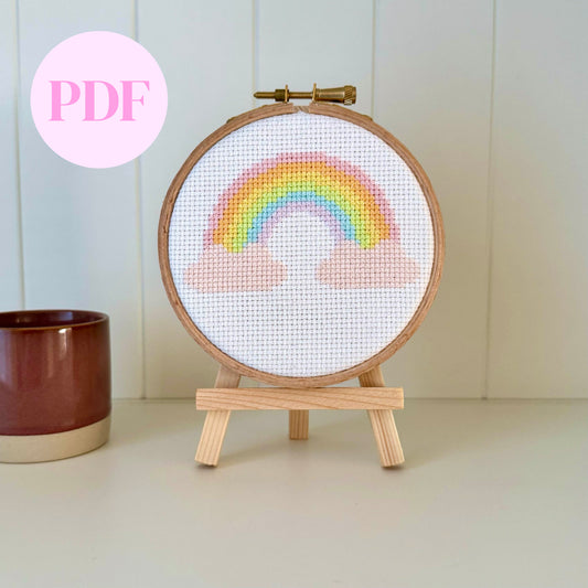 Over the Rainbow Cross Stitch Pattern – PDF Download