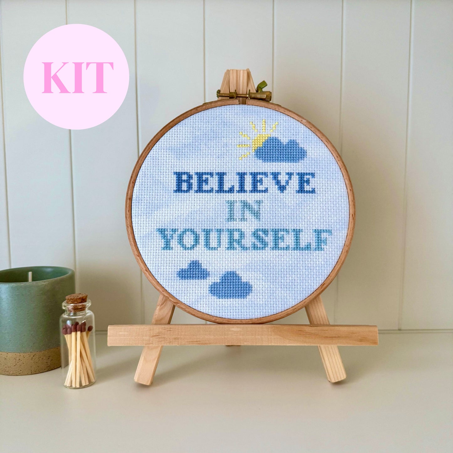 Believe in Yourself Cross Stitch Kit