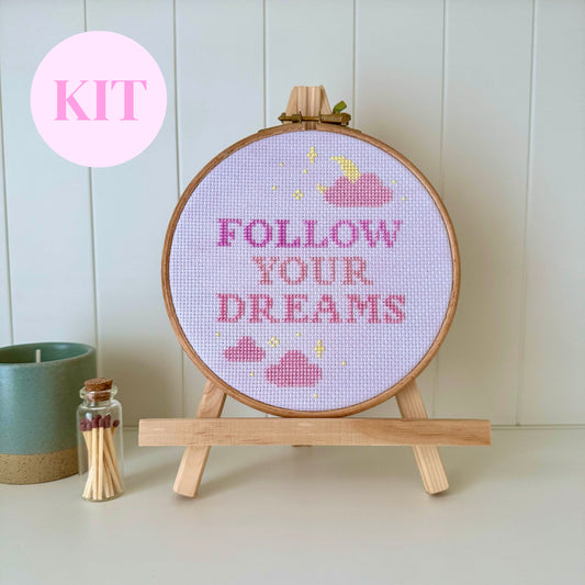 Follow your Dreams Cross Stitch Kit