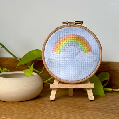 Over the Rainbow Blue Sky Cross Stitch Pattern – PDF Download