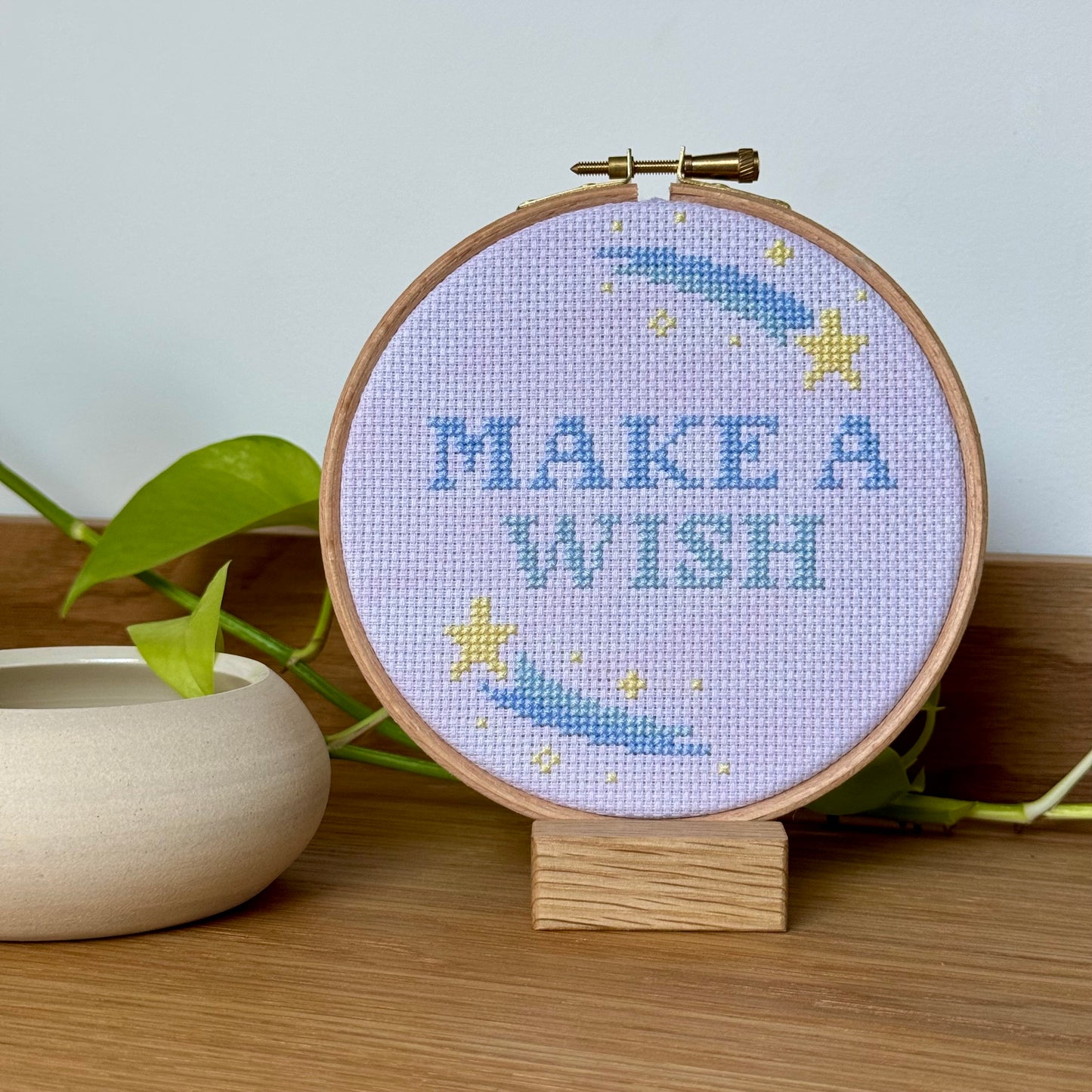 Make a Wish Cross Stitch Pattern – PDF Download