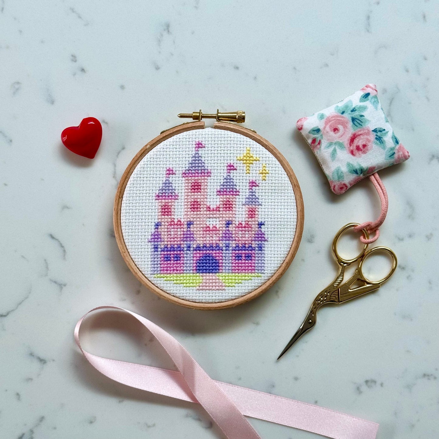 Fairytale Castle Cross Stitch Pattern – PDF Download