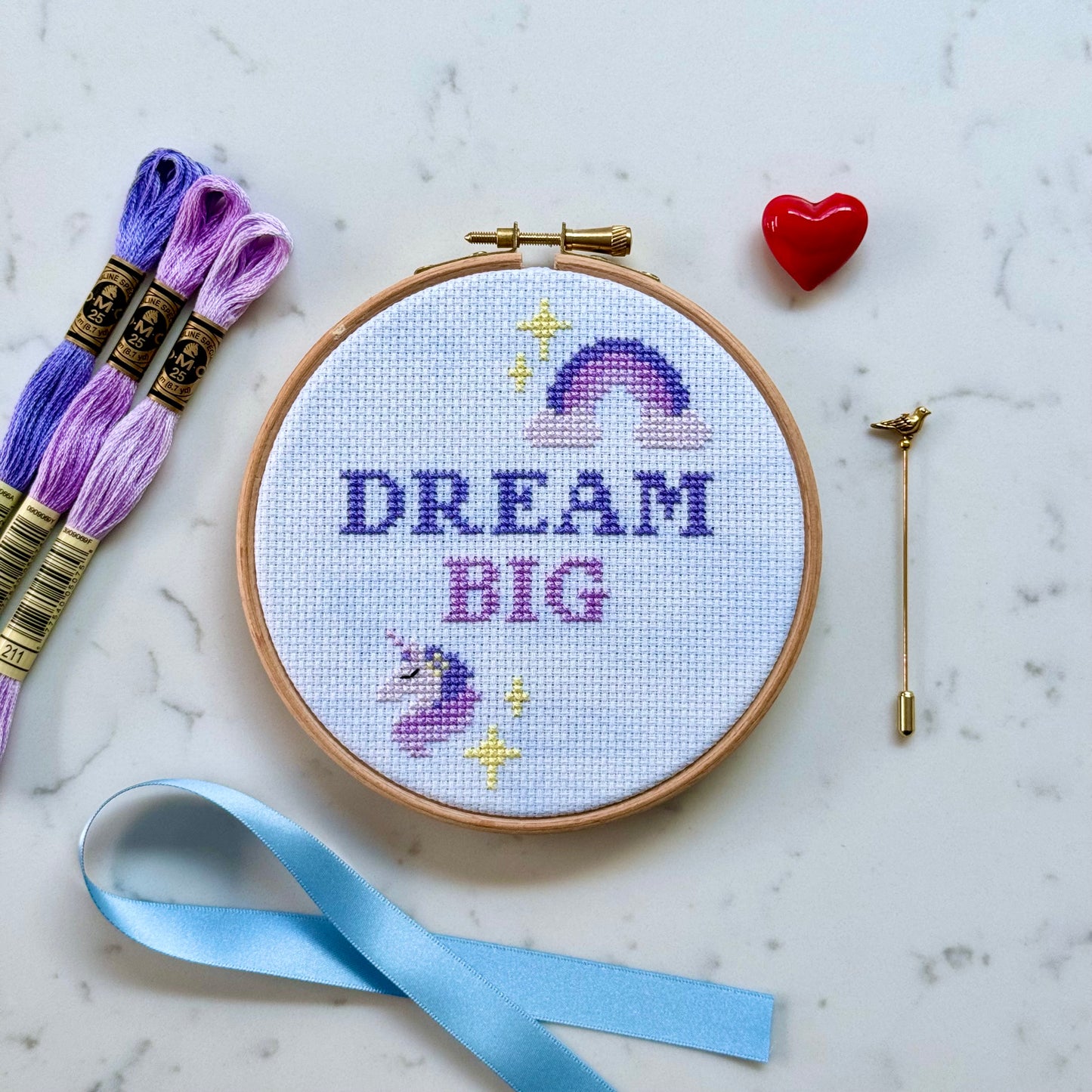 Dream Big Cross Stitch Pattern – PDF Download