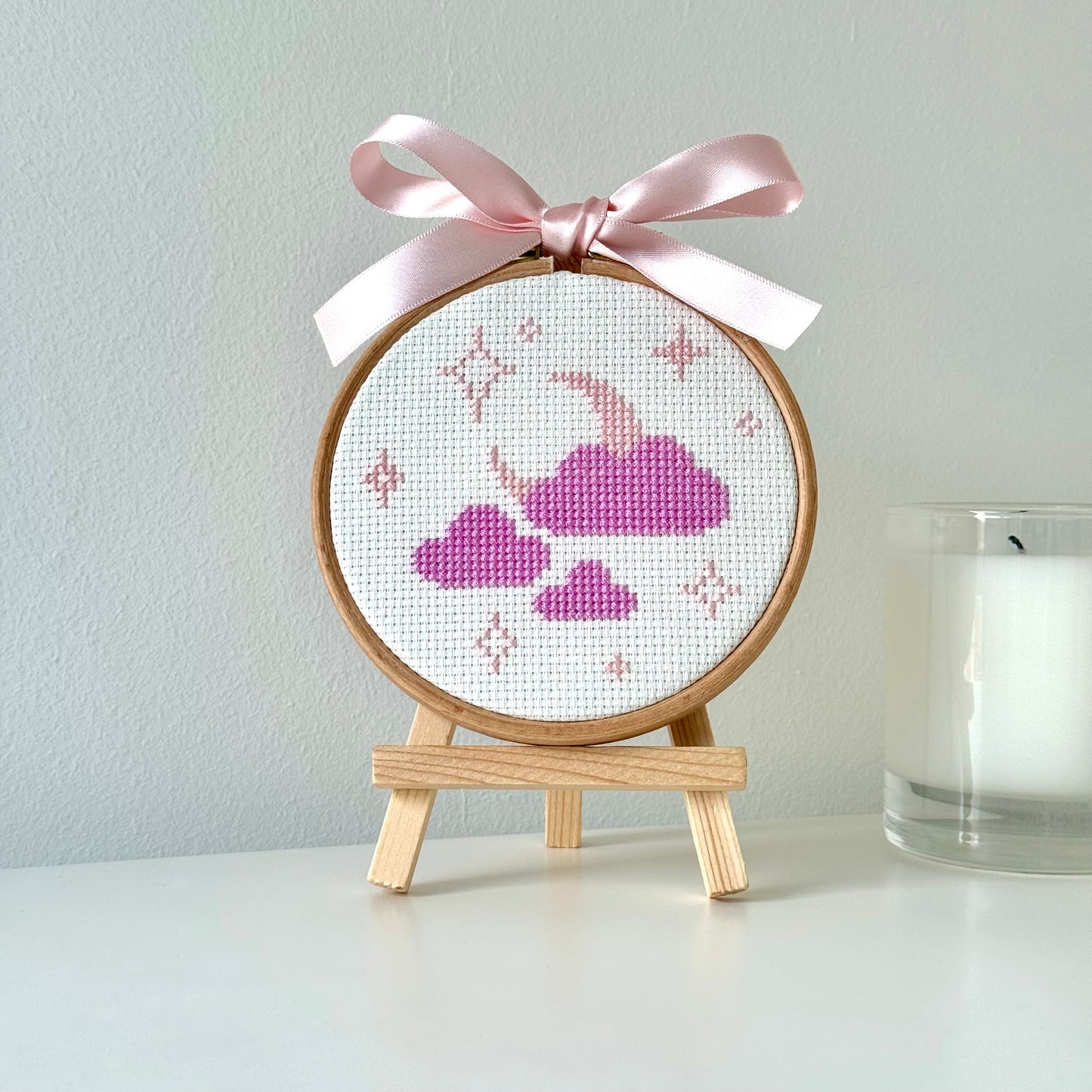 Moon and Stars Cross Stitch Pattern – PDF Download