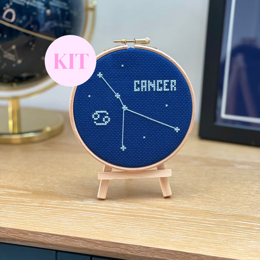 Cancer Constellation Night Sky Cross Stitch Kit