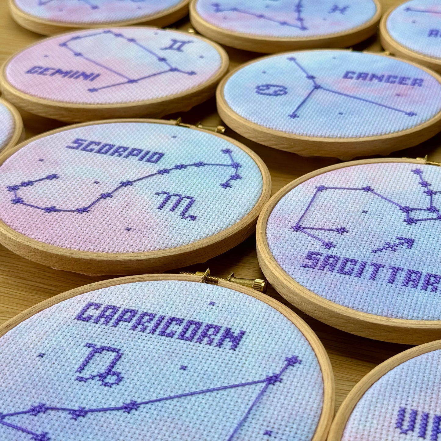 Capricorn Constellation Galaxy Cross Stitch Kit